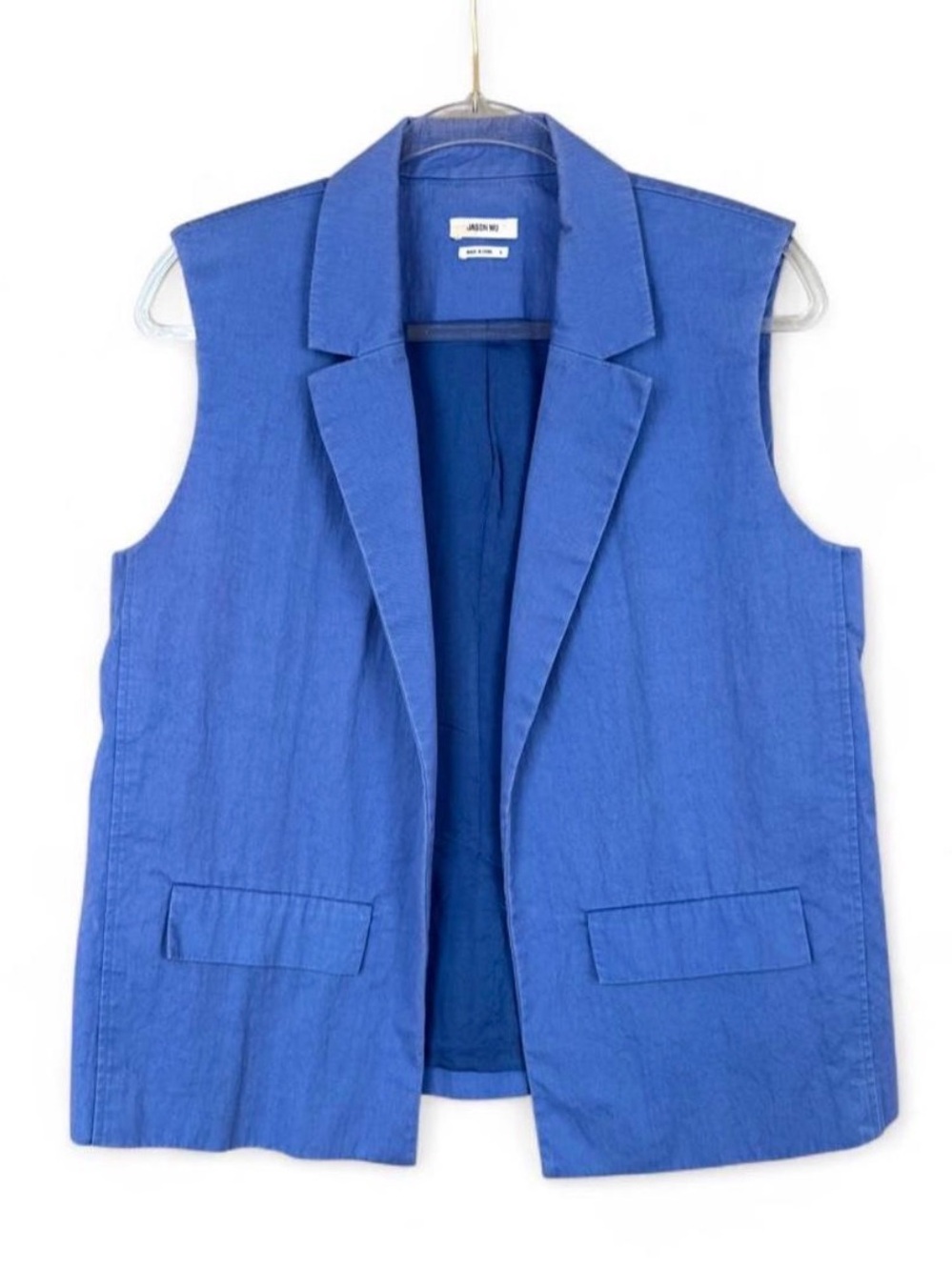 Jason Wu Collection Electric Blue Blazer Vest size 8